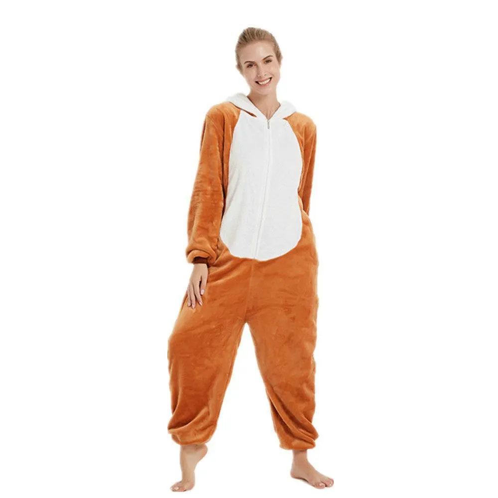 Adult Banded Mongoose Animal Kigurumi Onesie Pajamas Costume