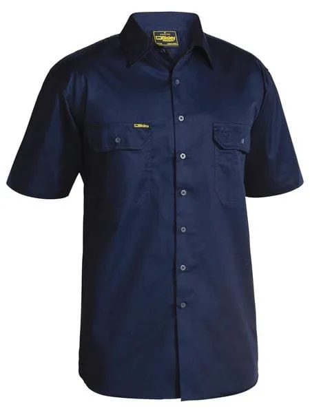 Bisley Cool Lightweight Drill Short Sleeve Shirt