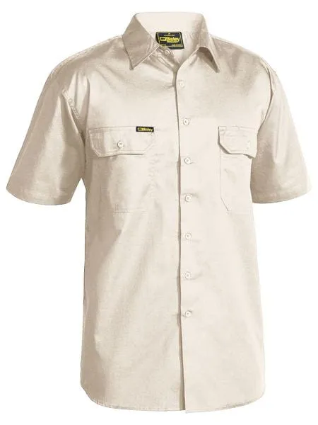 Bisley Cool Lightweight Drill Short Sleeve Shirt