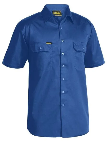 Bisley Cool Lightweight Drill Short Sleeve Shirt