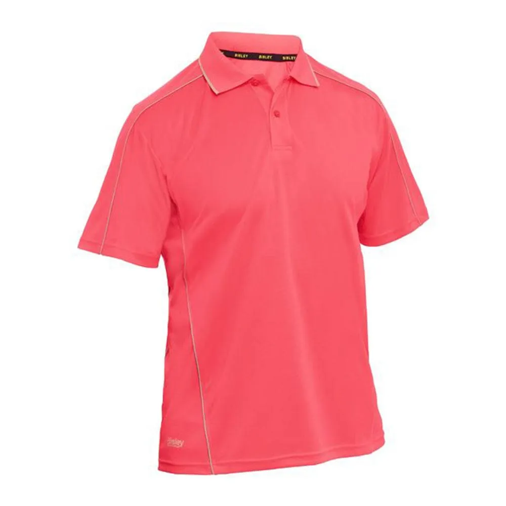 Bisley Cool Mesh Polo with Reflective Piping