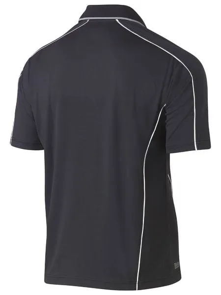 Bisley Cool Mesh Polo with Reflective Piping
