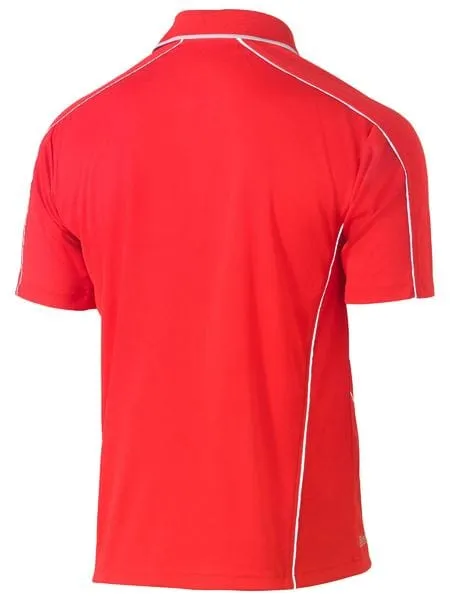 Bisley Cool Mesh Polo with Reflective Piping