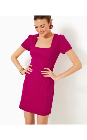Brinley Stretch Shift Dress Mystique Pink
