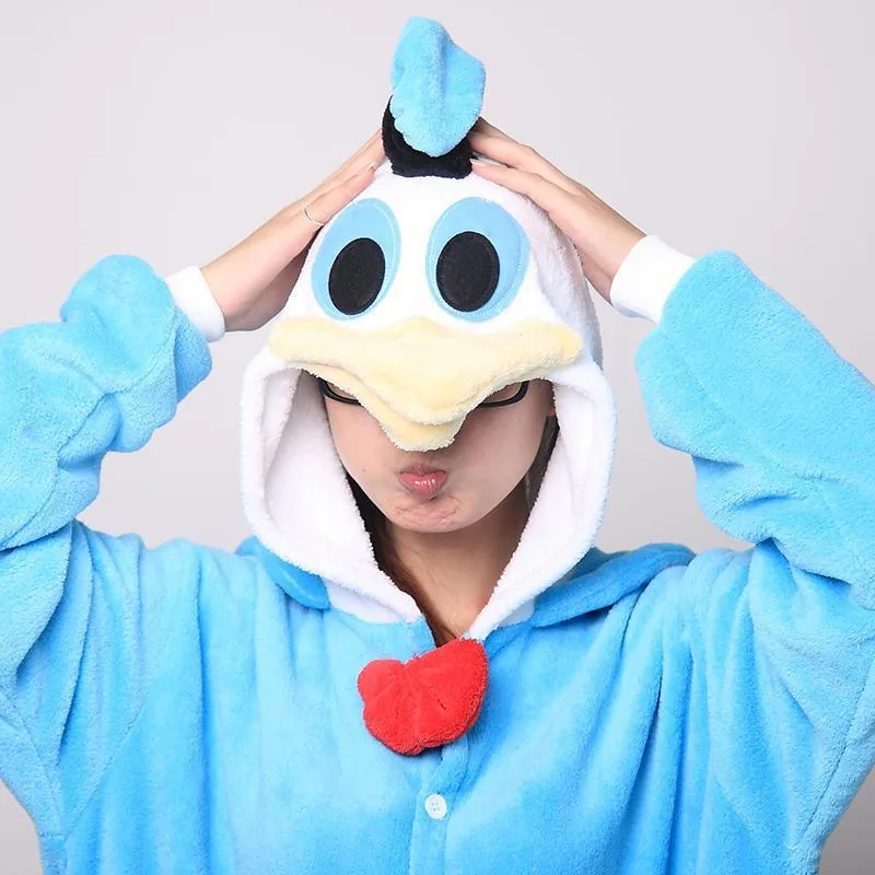 Donald Duck Animal Kigurumi Costumes Onesies Pajamas