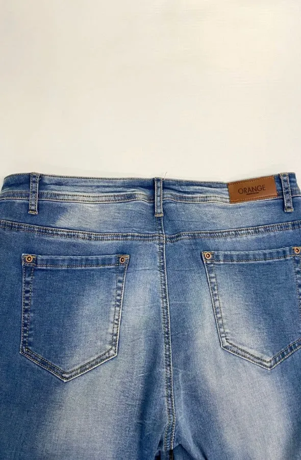 Flowered Skinny