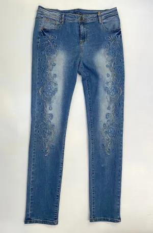 Flowered Skinny