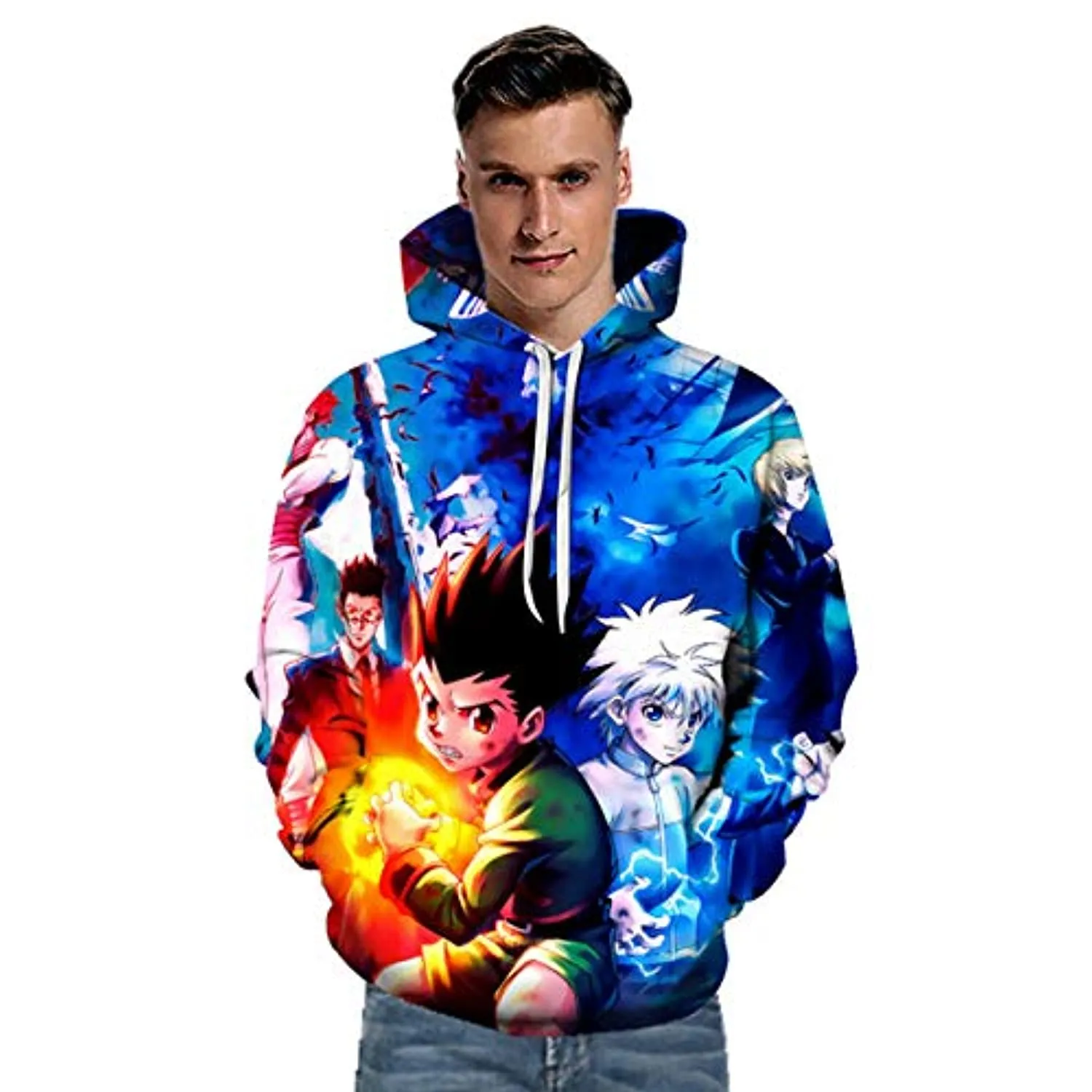 Hunter X Hunter Hoodies - HXH Gon Freecss Killua Zoldyck 3D Printed Unisex Pullover Hoodie