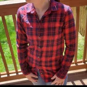 J. Crew Boy Fit Flannel Long Sleeved Shirt - XXS