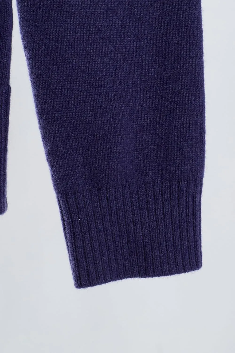 JENNIE LIU Women's 100% Pure Cashmere Long Sleeve Crew Neck Sweater