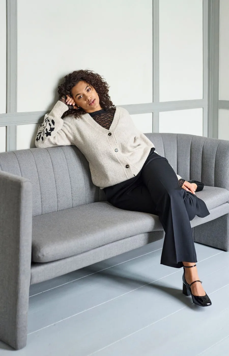 Kaffe Curve Lissetta Knit Cardigan