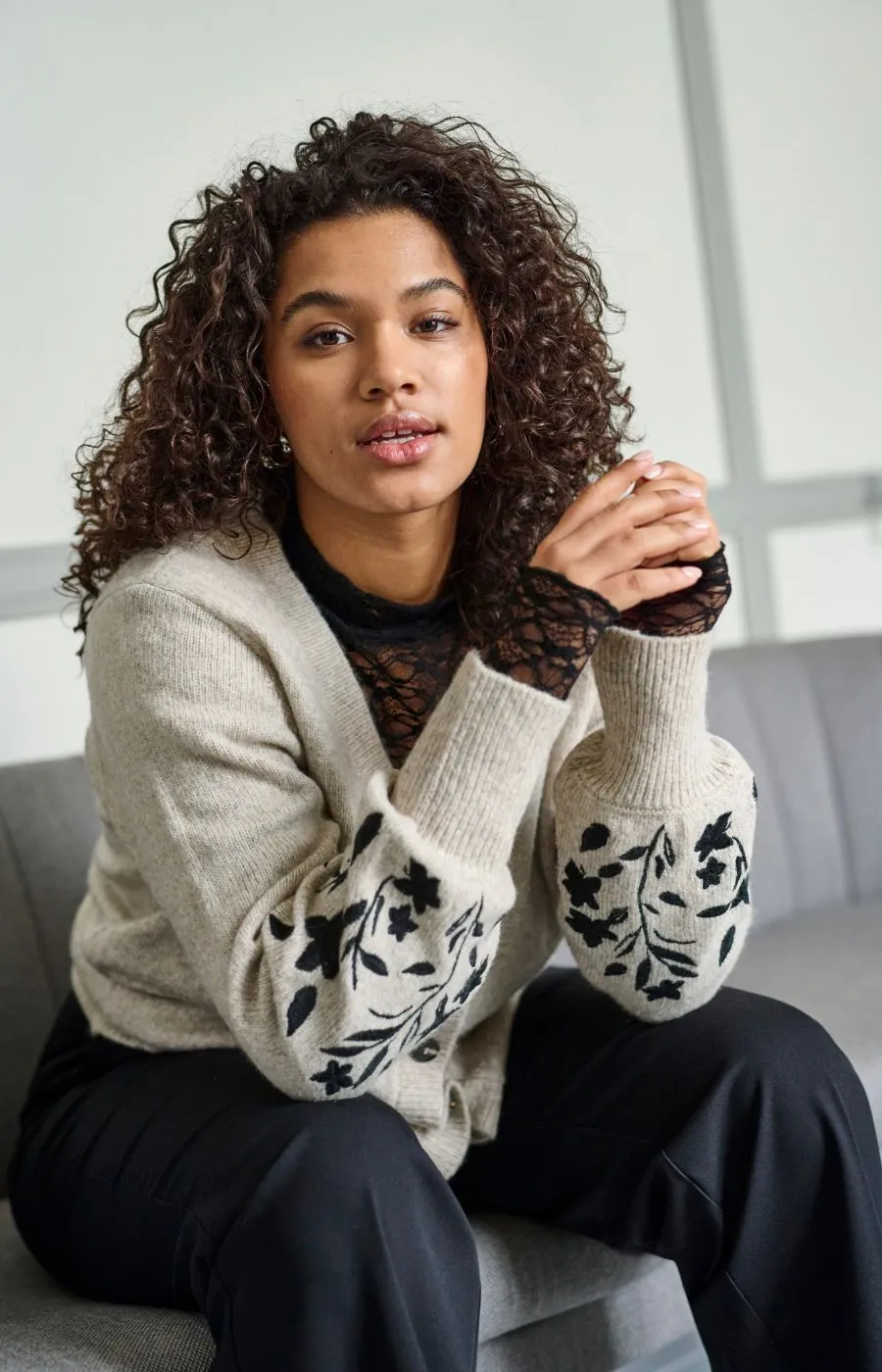 Kaffe Curve Lissetta Knit Cardigan