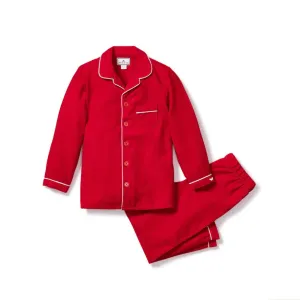 Kids Classic Red Flannel Pajama Set