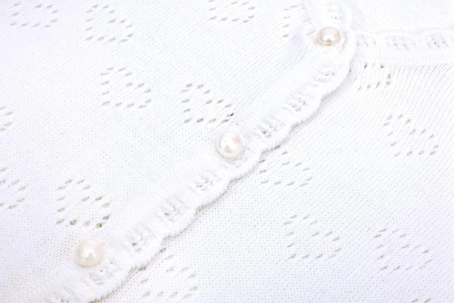 Lilax Baby Girls' Little Hearts Knit Cardigan Sweater