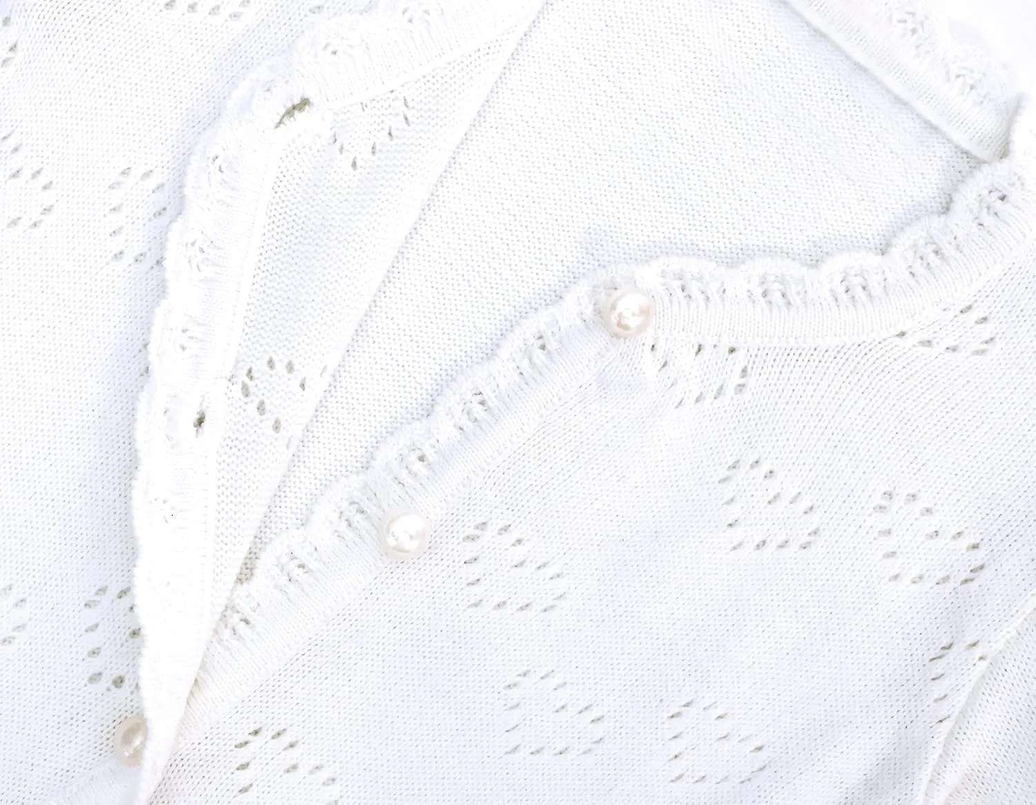 Lilax Baby Girls' Little Hearts Knit Cardigan Sweater