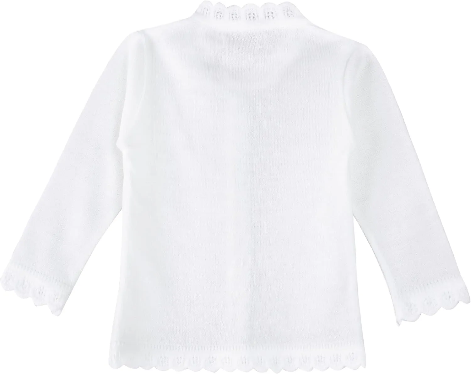 Lilax Baby Girls' Little Hearts Knit Cardigan Sweater