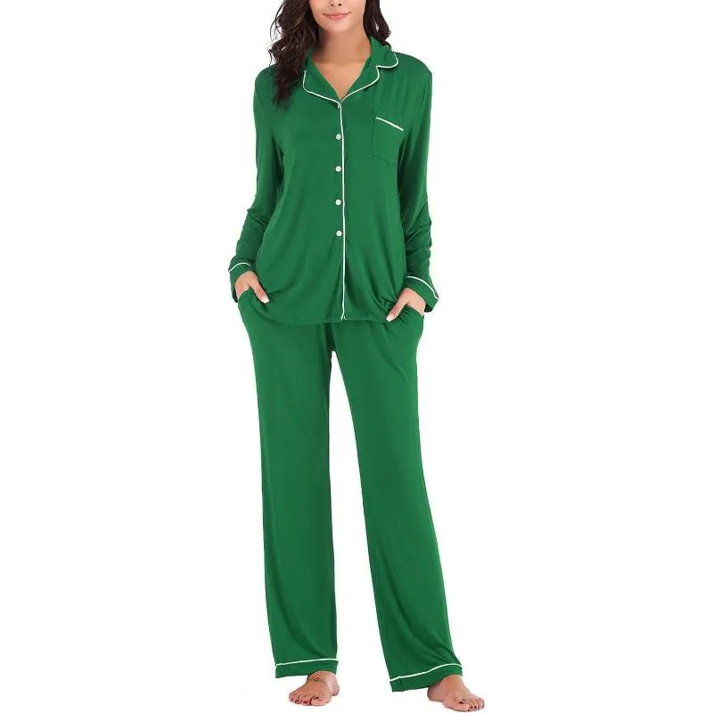 Long Sleeve Pajama Set  Comfortable Sleepwear and Lounge Wear