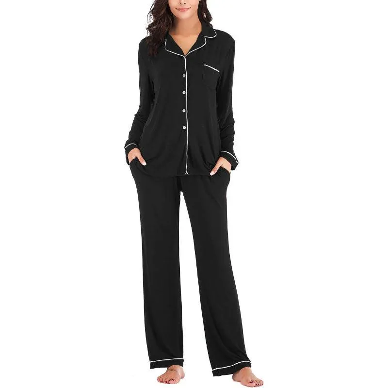 Long Sleeve Pajama Set  Comfortable Sleepwear and Lounge Wear