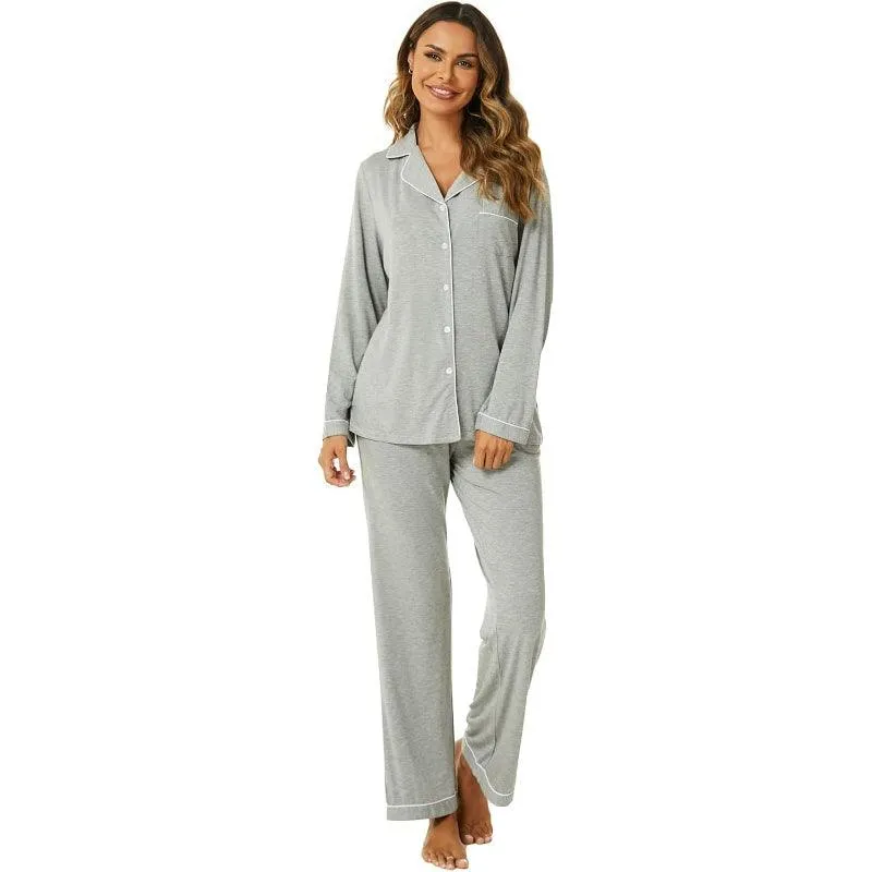 Long Sleeve Pajama Set  Comfortable Sleepwear and Lounge Wear