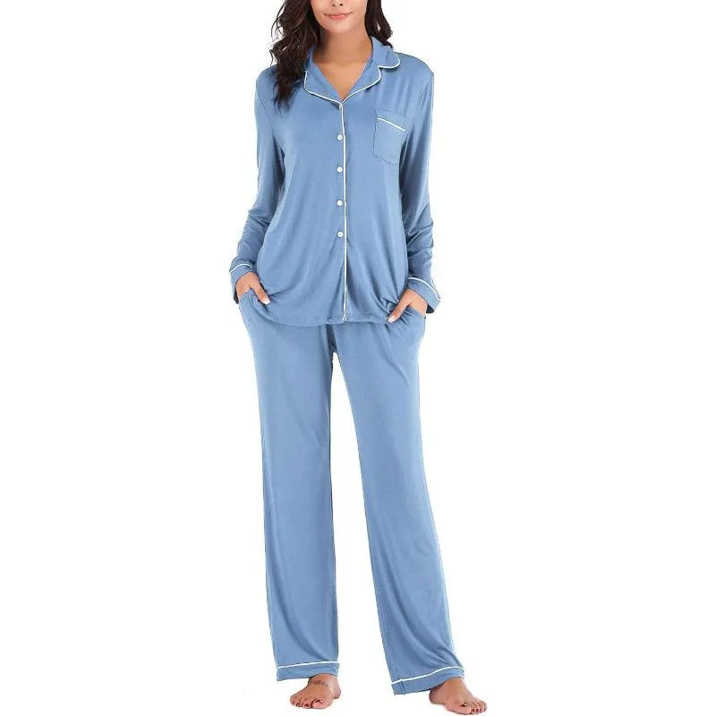 Long Sleeve Pajama Set  Comfortable Sleepwear and Lounge Wear