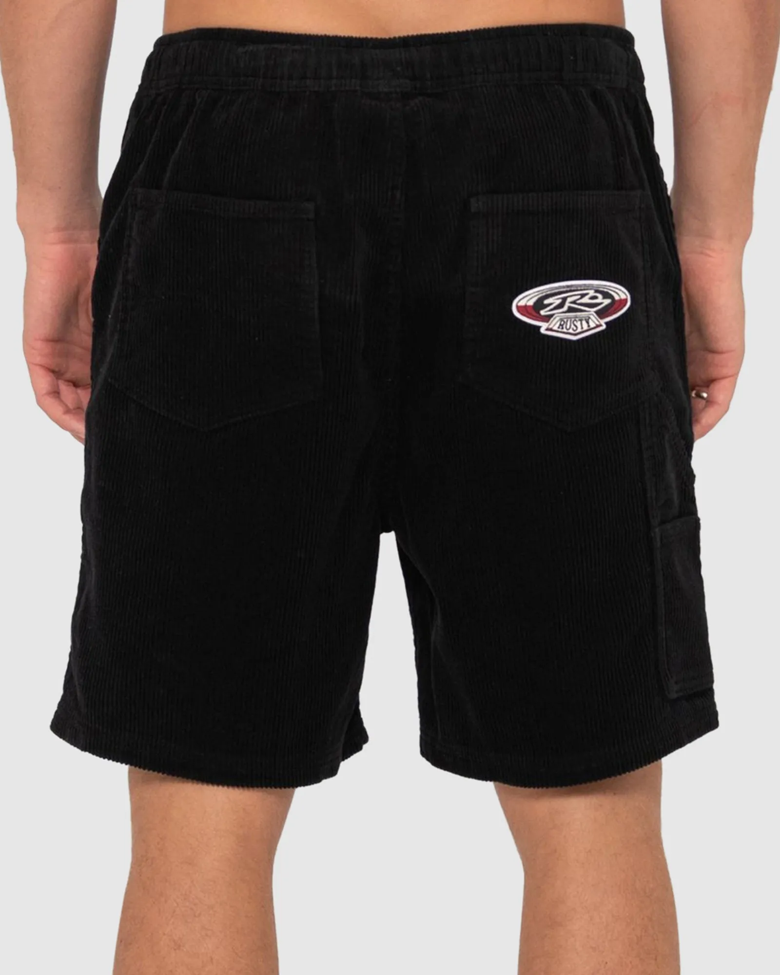 MENS 8 WALE WORKWEAR ELASTIC SHORTS