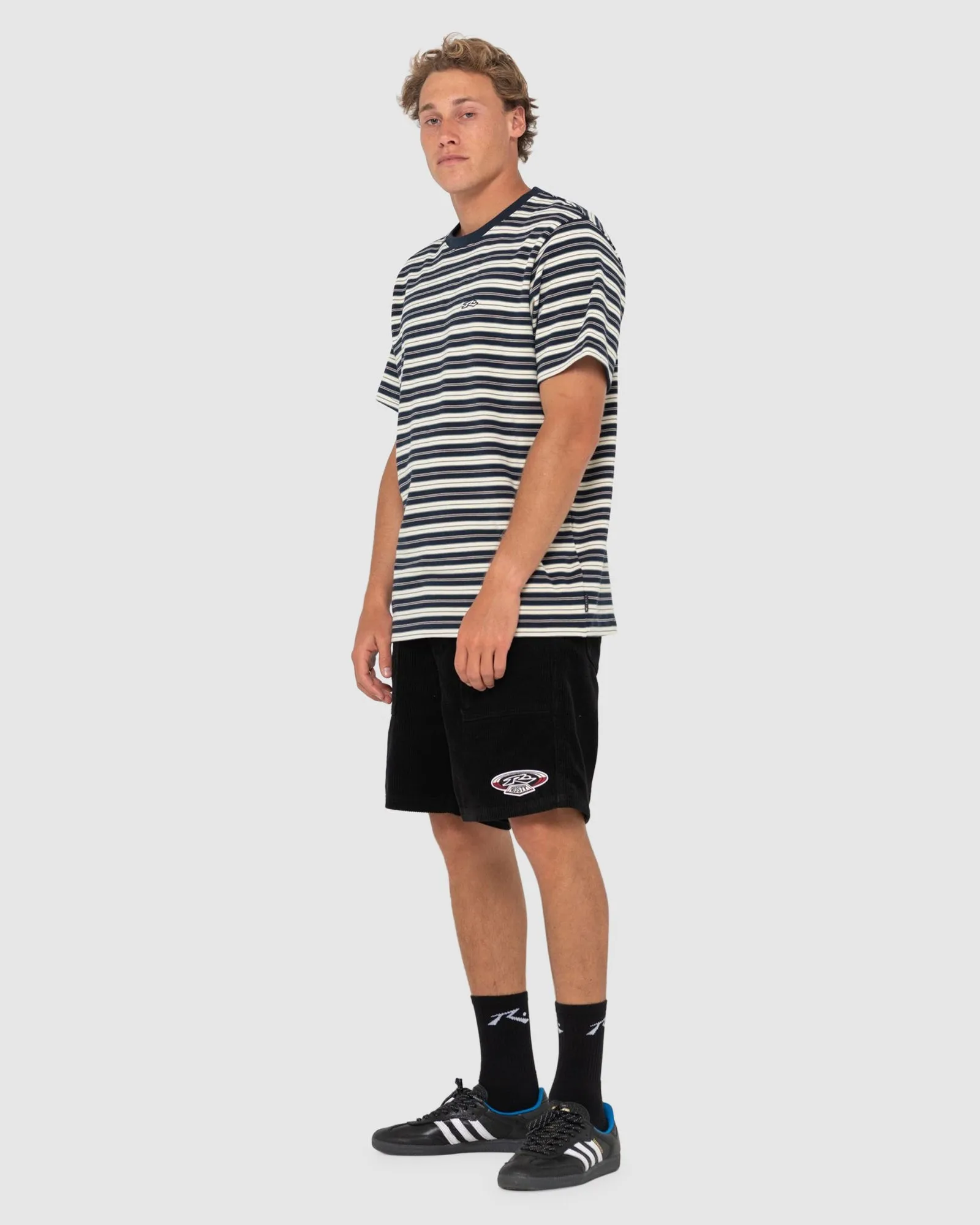 MENS 8 WALE WORKWEAR ELASTIC SHORTS