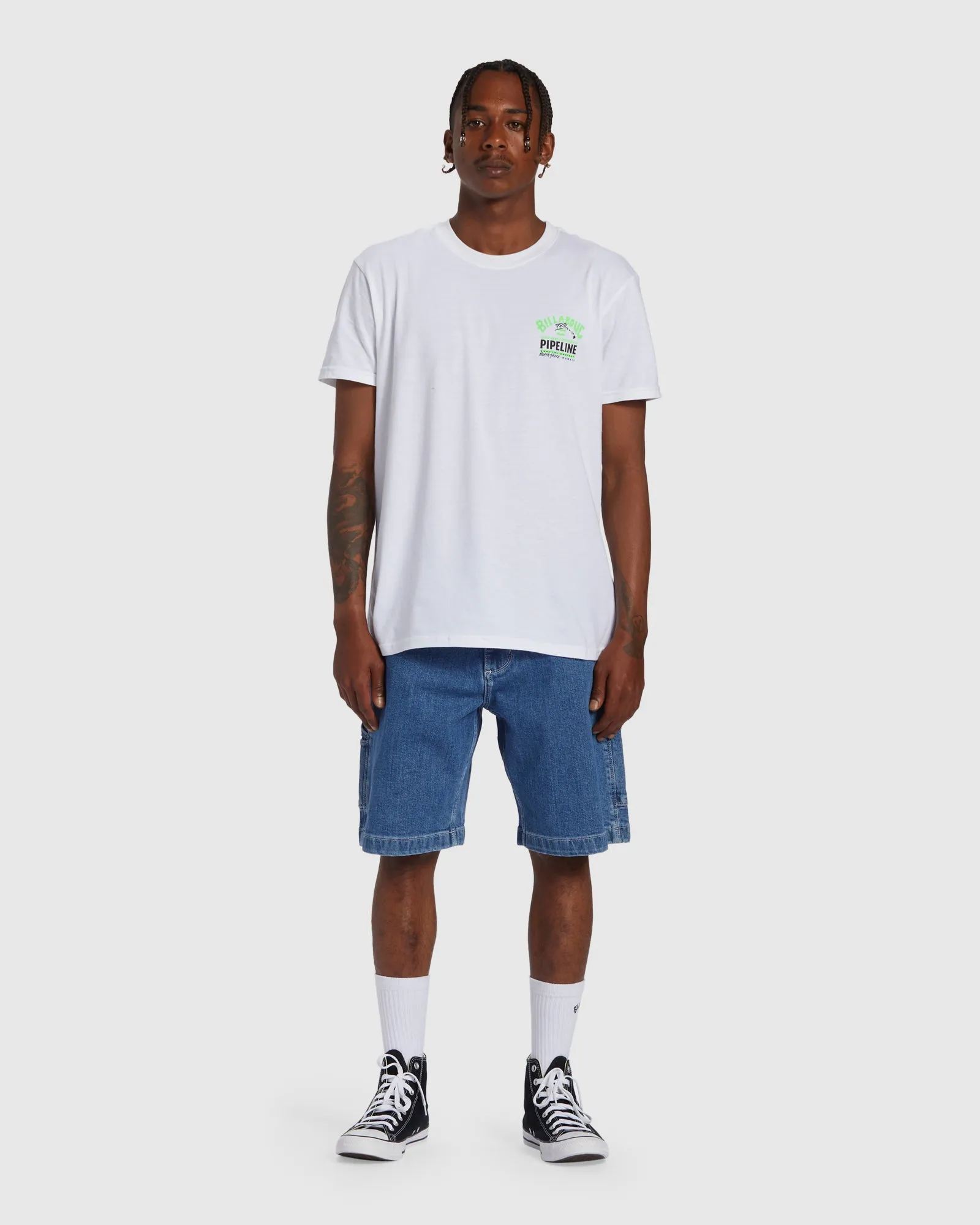 Mens Bad Dog Workwear Shorts