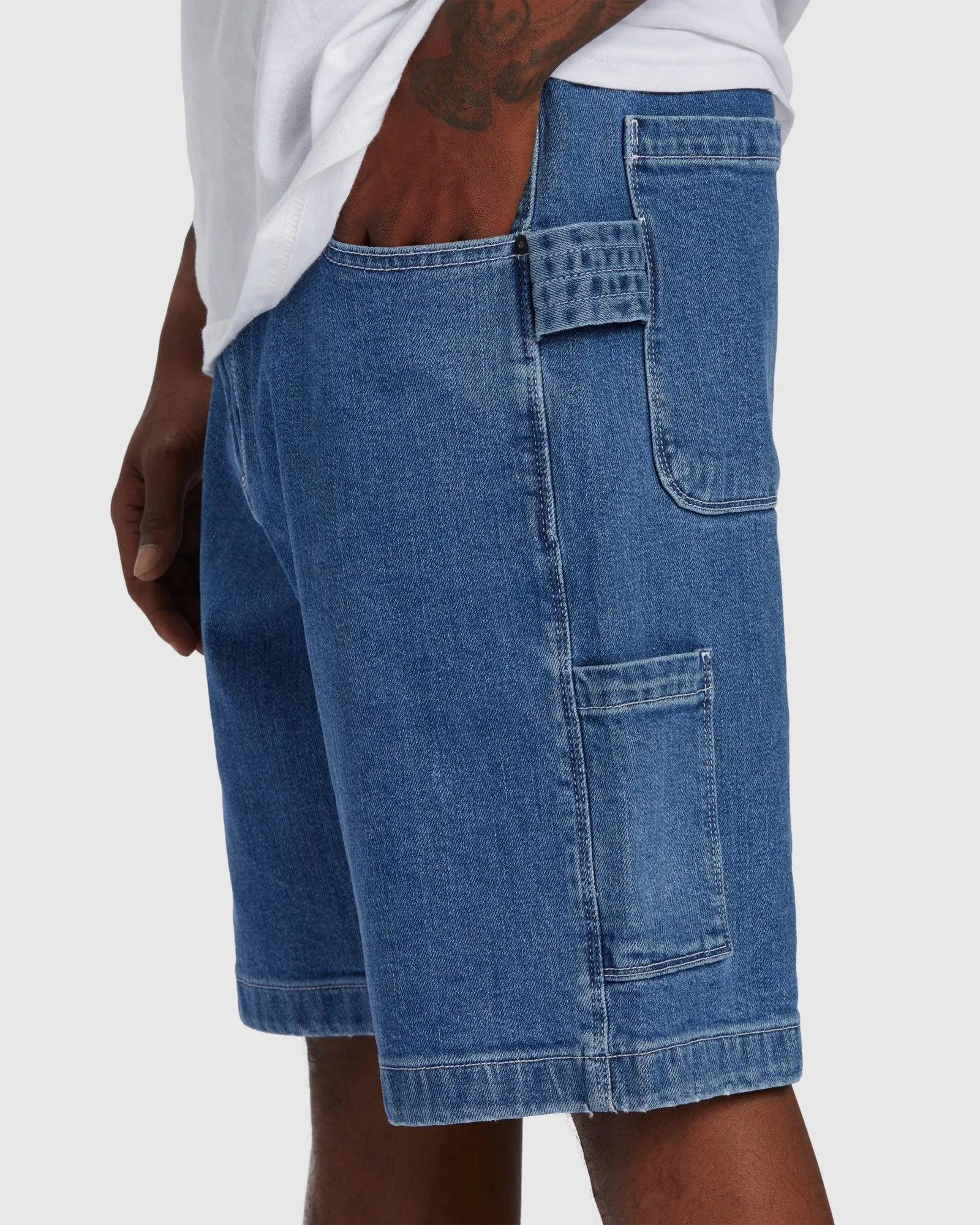 Mens Bad Dog Workwear Shorts