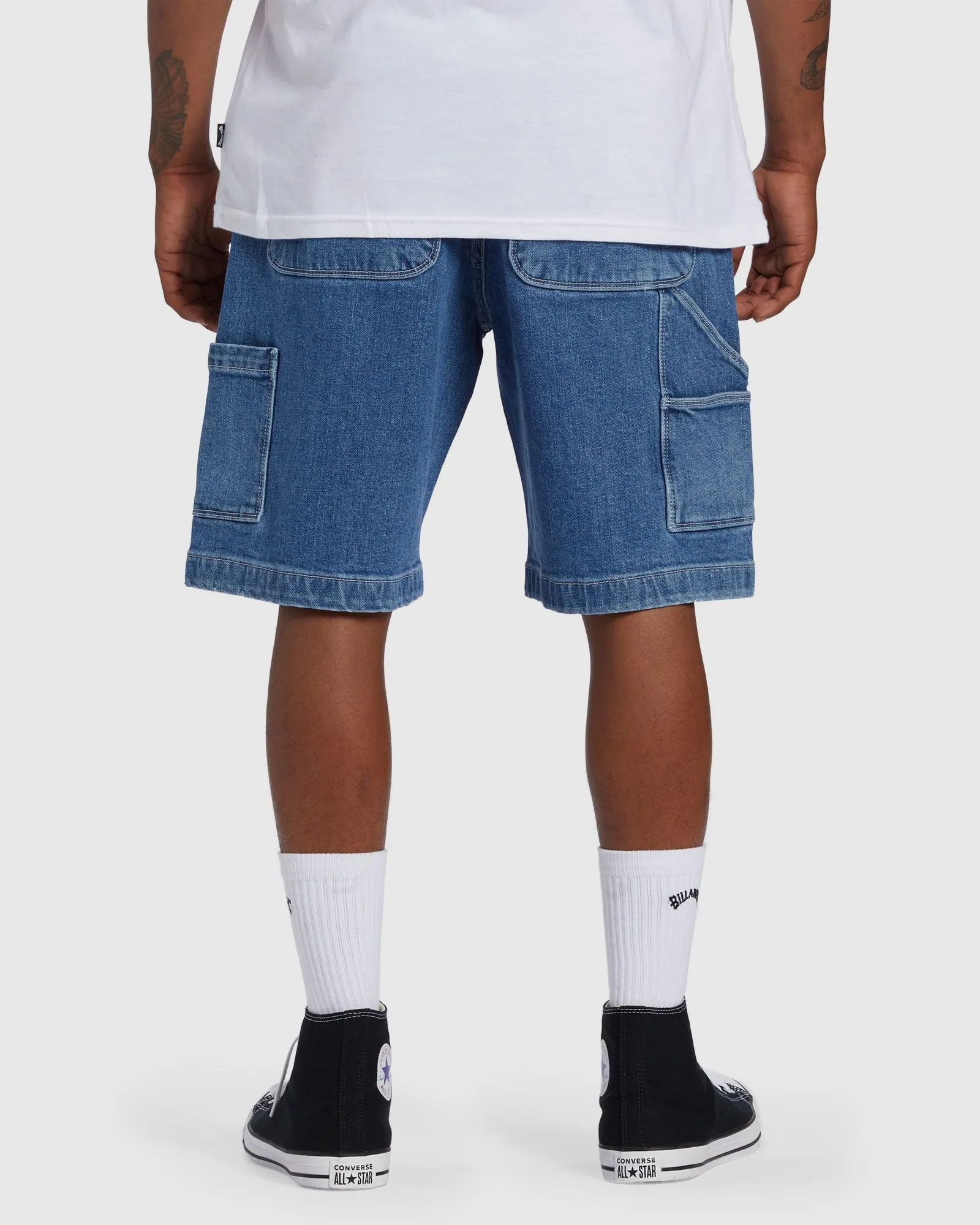 Mens Bad Dog Workwear Shorts