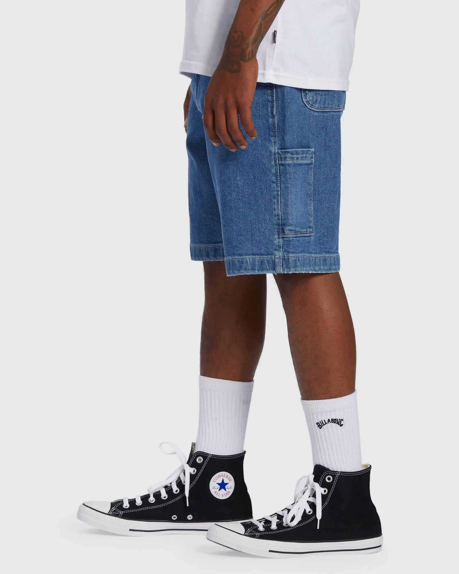 Mens Bad Dog Workwear Shorts