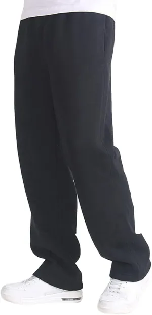 Men's Casual Pants, Elastic Waist Drawstring Beach Summer Pants, Lightweight Straight Trousers Yoga with Pockets