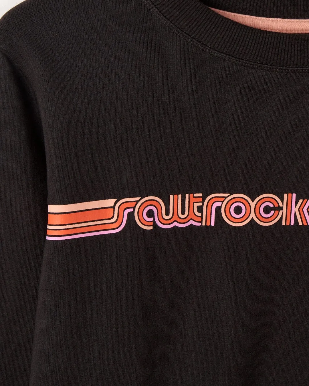Retro Ribbon Tape - Womens Sweatshirt - Dark Grey