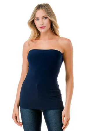 Sassy Navy Tube Top