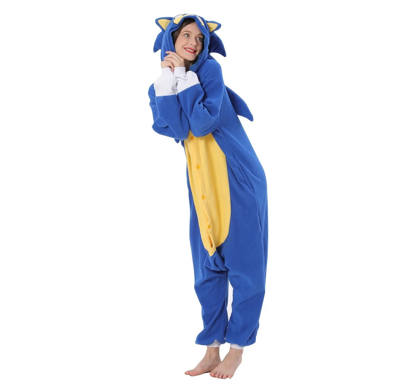 Sonic The Hedgehog Kigurumi Onesies Anime Pajamas Pyjamas Halloween Costume