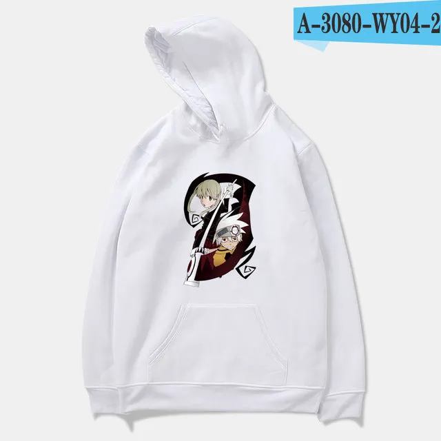 Soul Eater Hoodies MAKAALBARN Soul Eater Men Women Basic Hoodie Autumn Cotton Sweatshirt