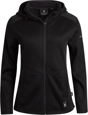Spyder Women's Fleece Jacket - Lightweight Polar Fleece Lined, Wind-Resistant Hooded Zip Up Active Sweater Jacket (S-XL)