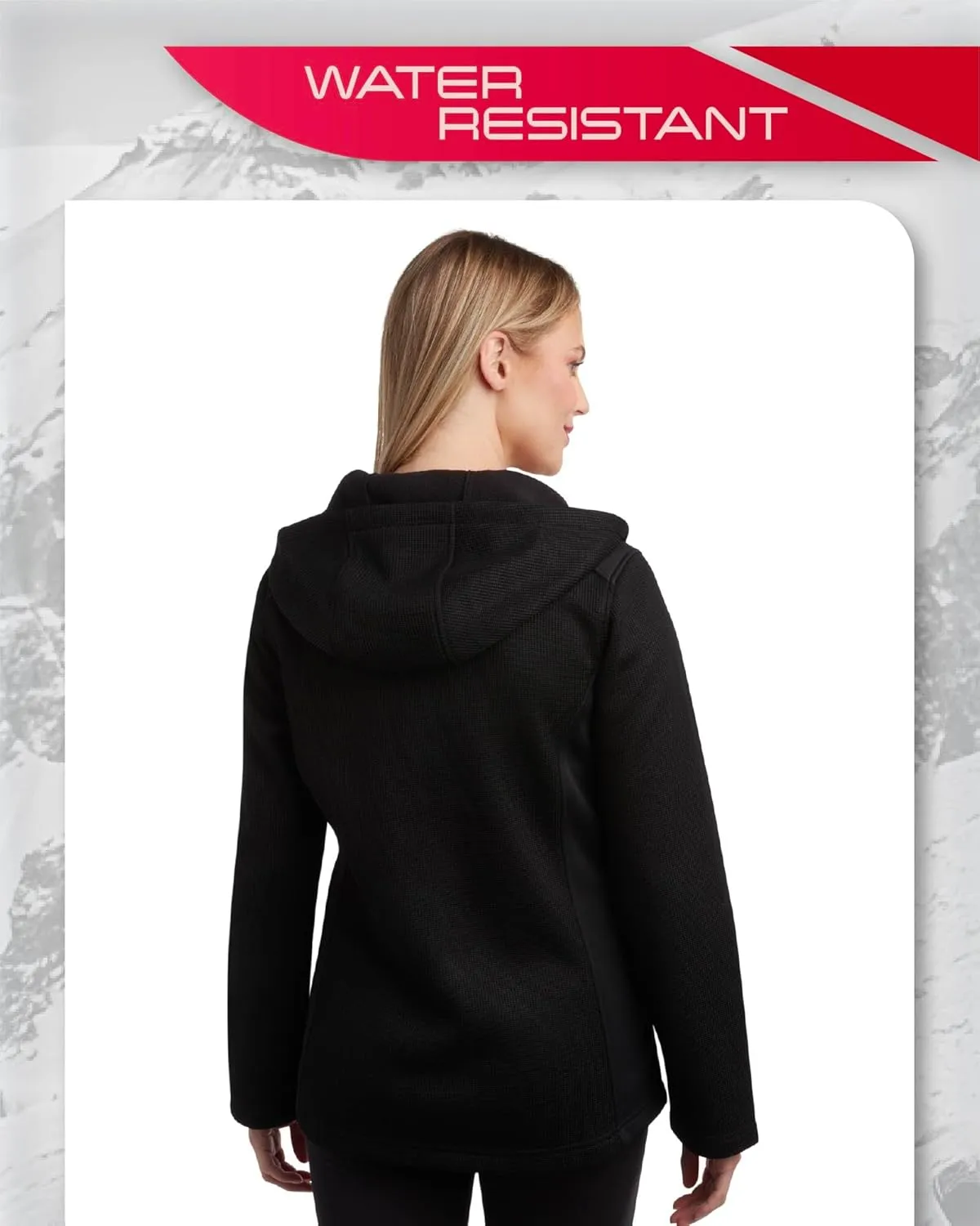 Spyder Women's Fleece Jacket - Lightweight Polar Fleece Lined, Wind-Resistant Hooded Zip Up Active Sweater Jacket (S-XL)