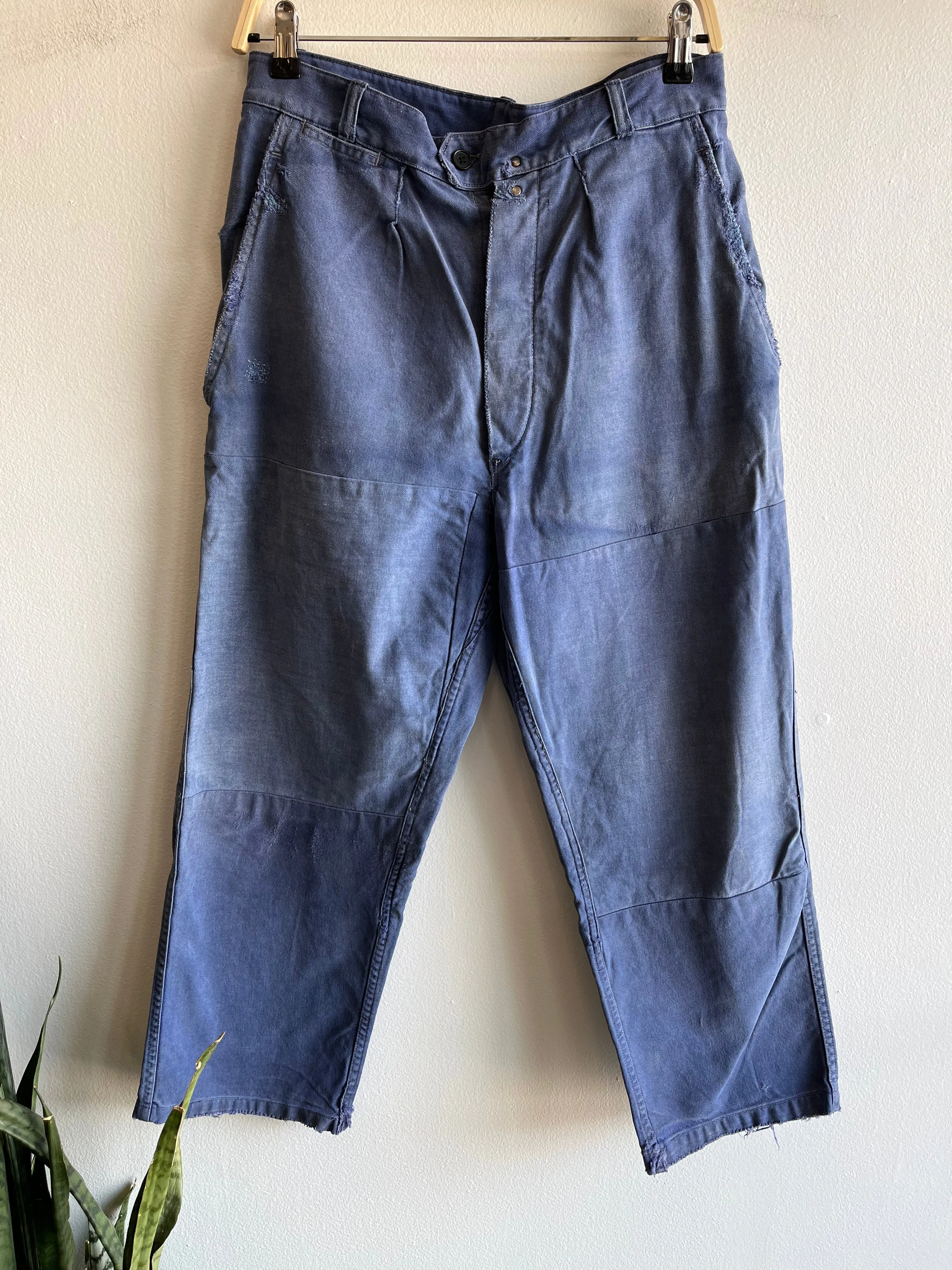 Vintage 1960s French Workwear Moleskin Pants