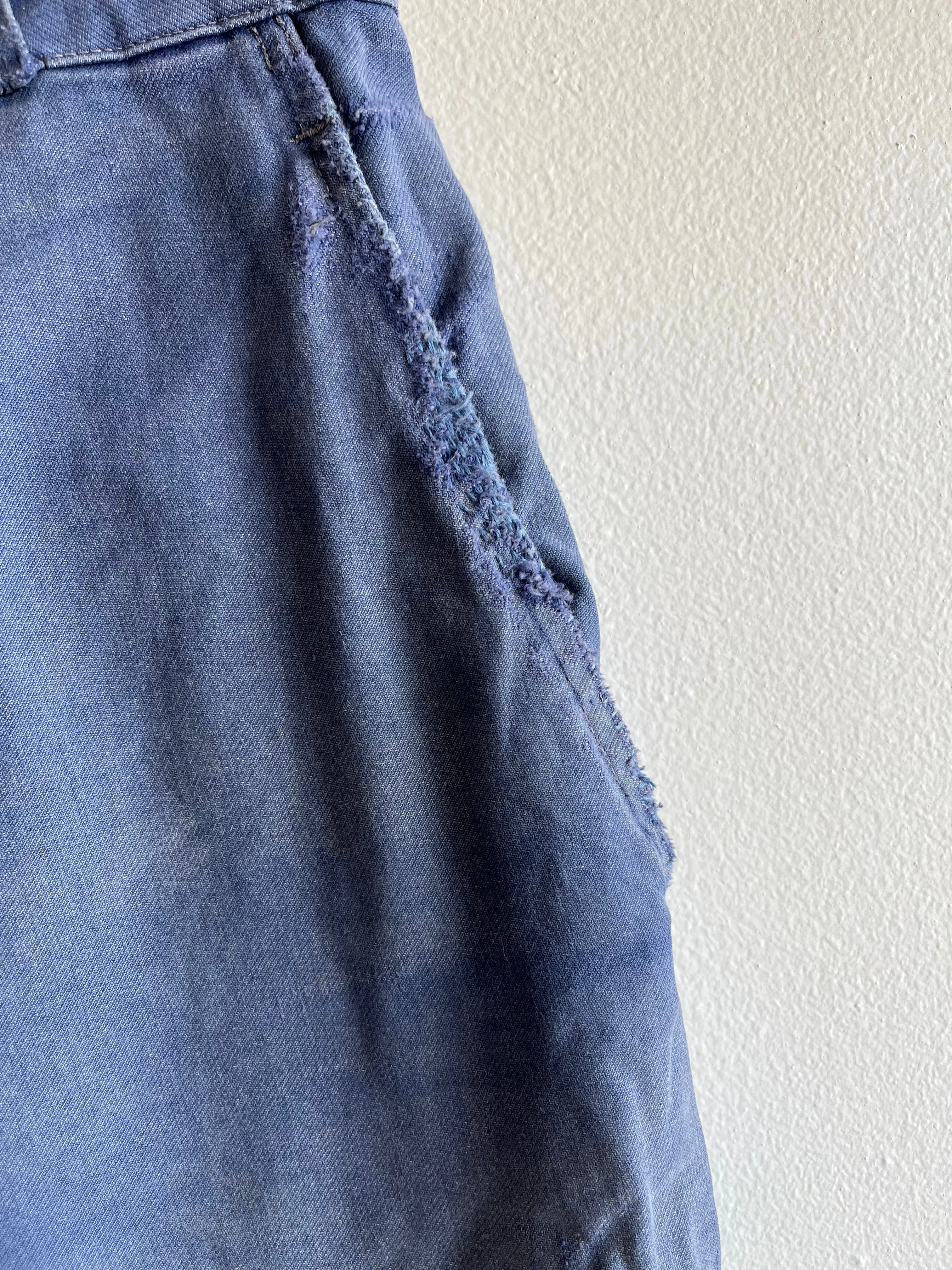 Vintage 1960s French Workwear Moleskin Pants