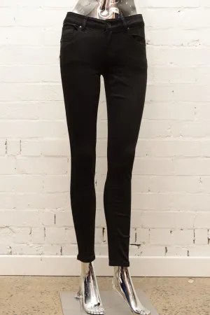 Womens Black Denim Skinny Jeans